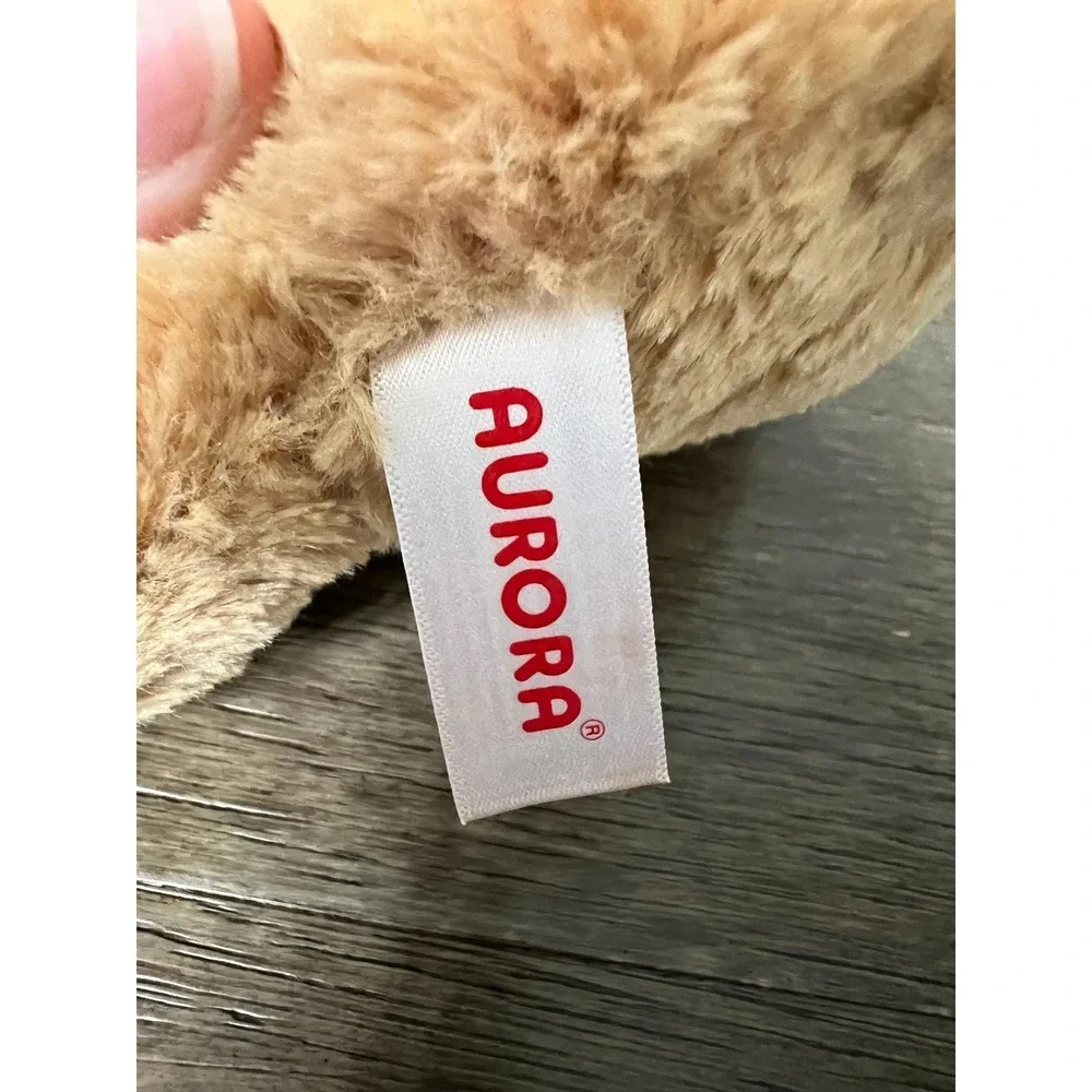 Aurora Plush Christmas Teddy Bear Santa Hat Holiday Stuffed‎ Animal Toy Kids